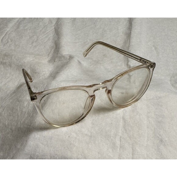 Warby Parker HASKELL 500 M 49-22-145 Crystal Clear Frames, FRAMES ONLY - Picture 7 of 8